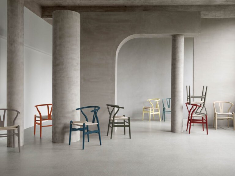 Soft Colors by Ilse Crawford for CH24 Wishbone Chair from Carl Hansen & Son 