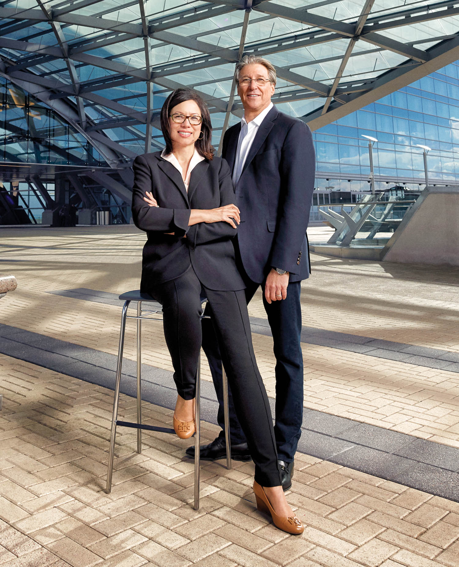 Co-CEOs Diane Hoskins and Andy Cohen. Photography by Jim Krantz. 
