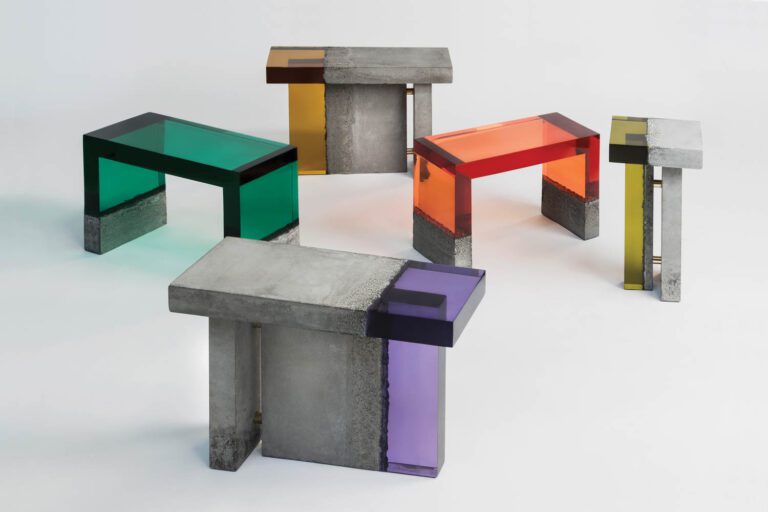 A collection of Golia coffee tables