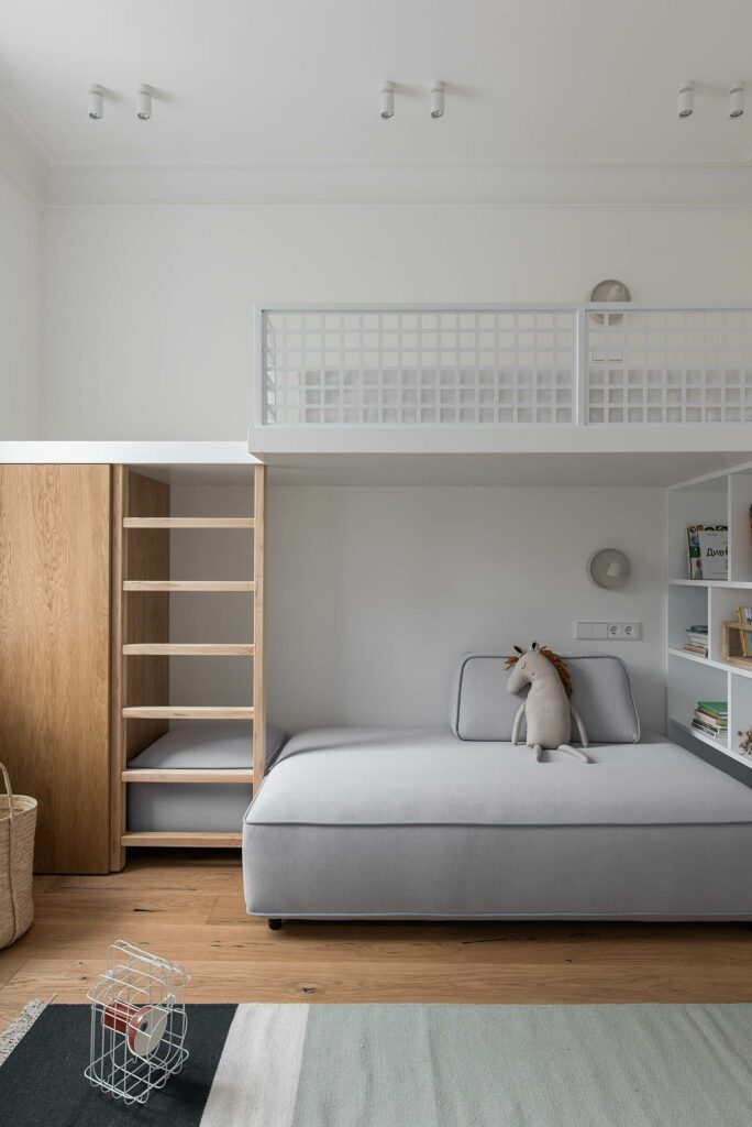 a bedroom designed by Elena Petresku