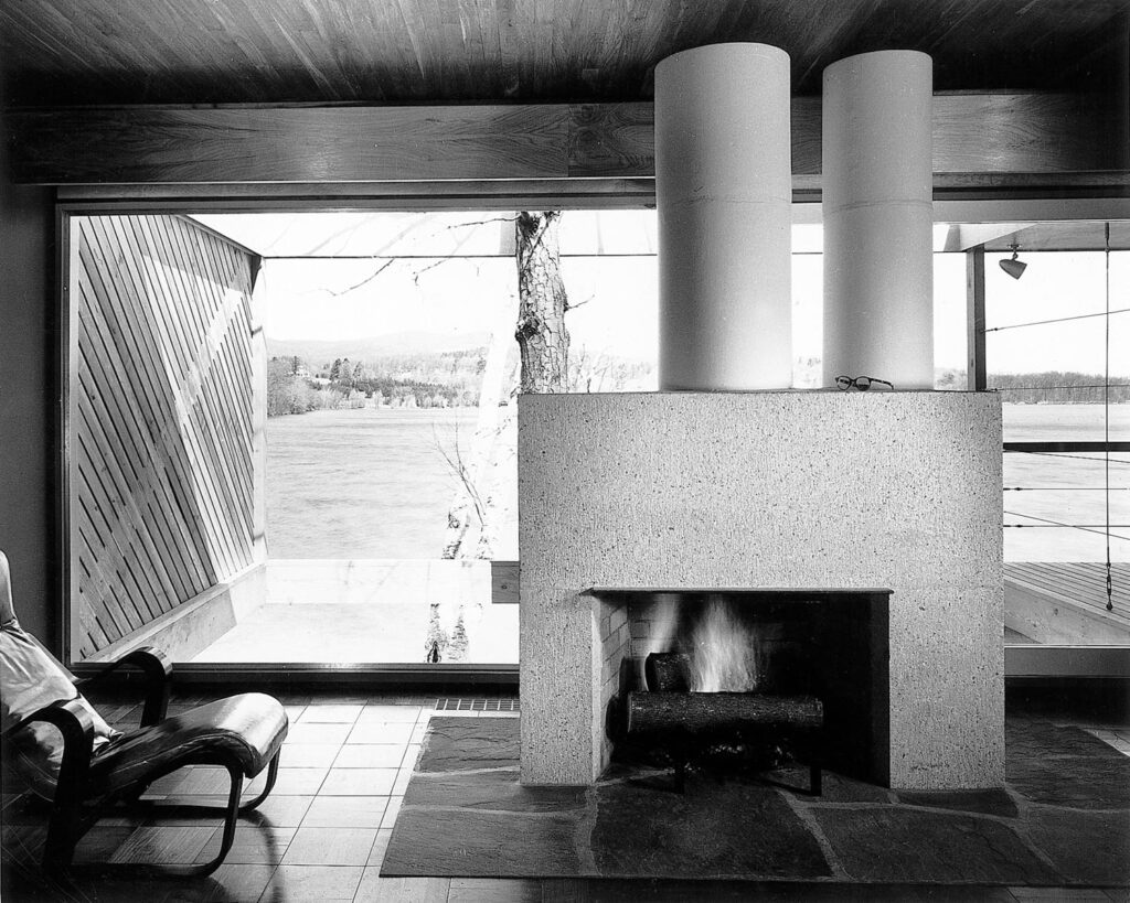 1952 - Marcel Breuer completes this cottage in Lakeville, Connecticut; for Fritz Hansen, Arne Jacobsen designs the Ant chair.