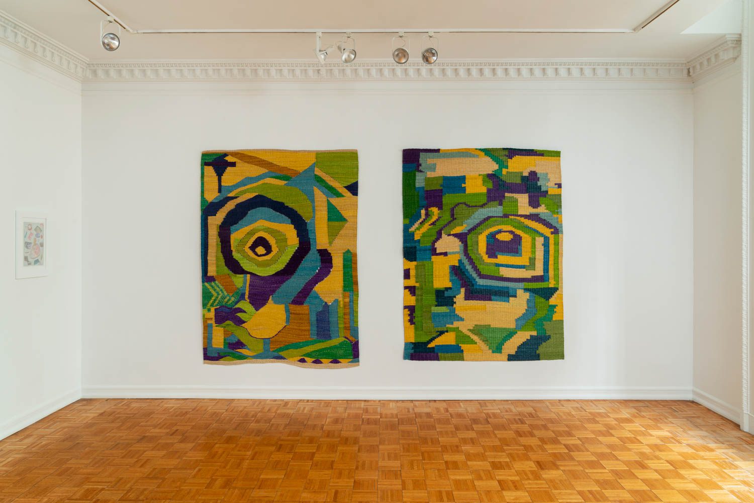 Wolston's two grass tapestries are currently on view at Emma Scully Gallery's group show, Anti Chairs. Photography by Sean Davidson.