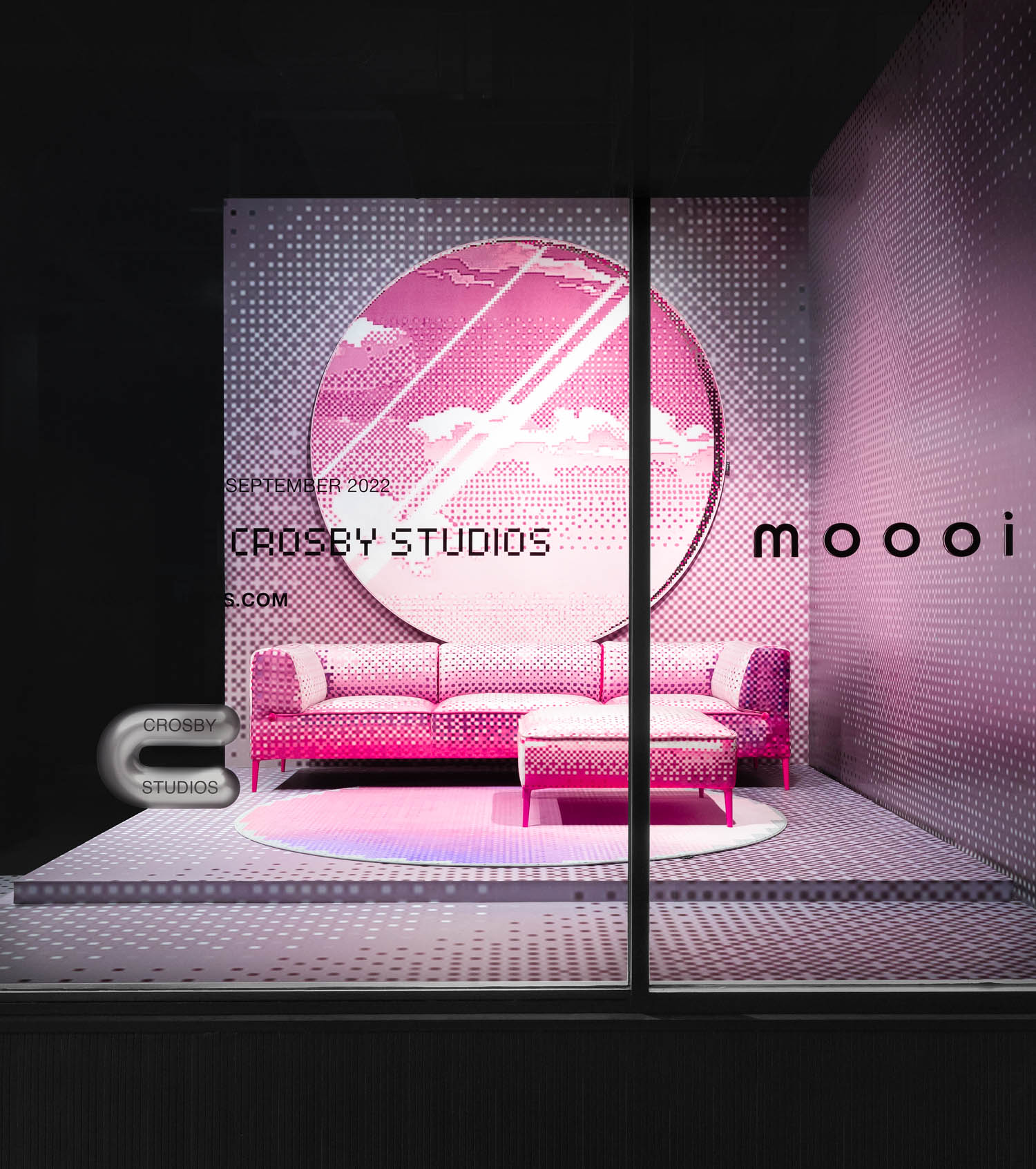 Crosby Studio’s founder, the artist, architect, and designer Harry Nuriev, was given complete freedom to rethink Moooi’s New York storefront.