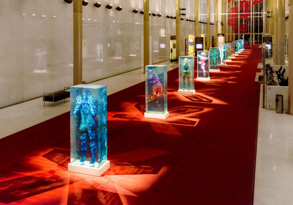 Yellin’s installation at the Kennedy Center in 2015