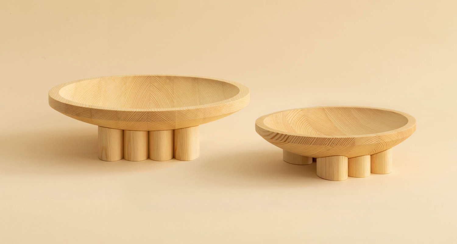 These sturdy yet refined 009 bowls are made out of pine and produced and sold by Finnish company Vaarni. Photography courtesy of Mac Collins.